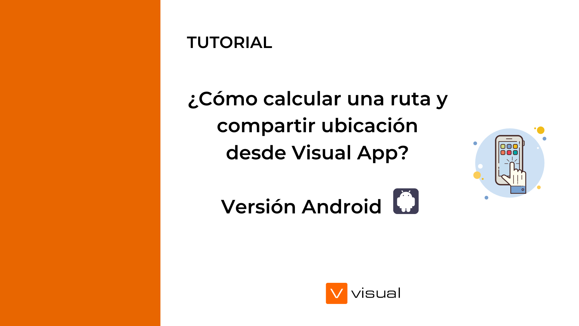 tutoriales visual calcular ruta visual app agricola