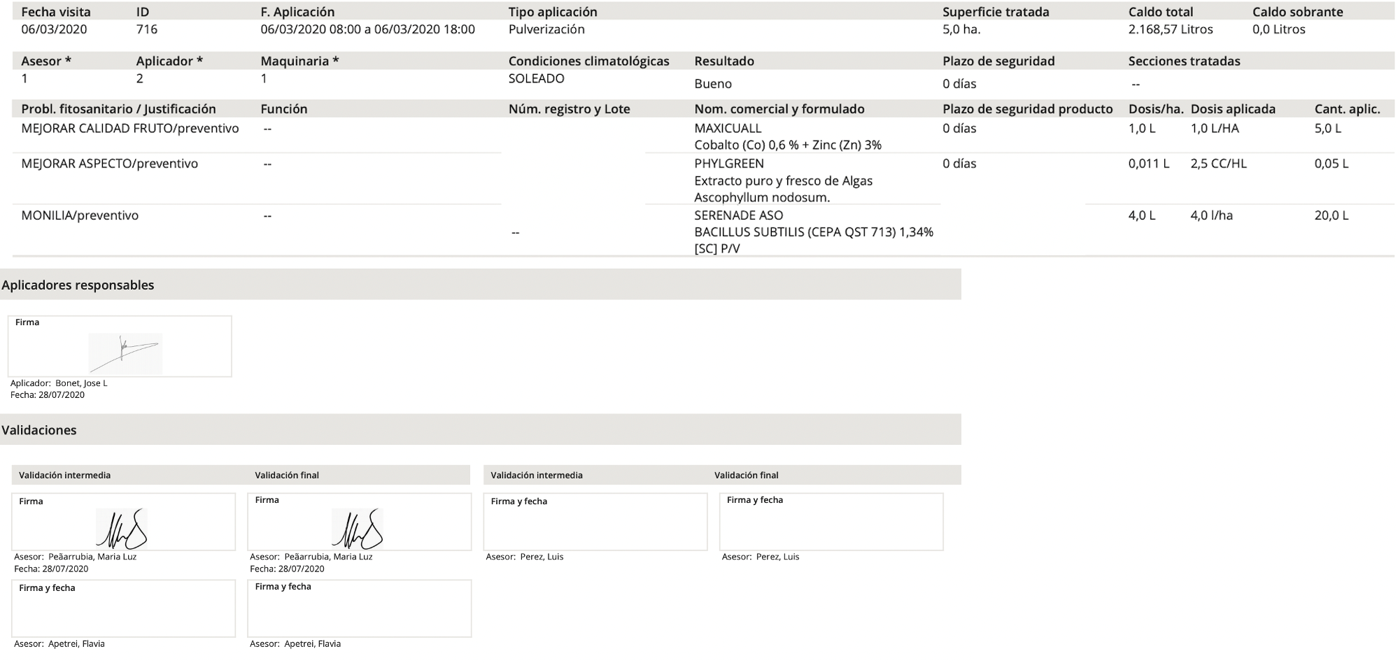 g agronomica 1 visual Gestión Agronómica cuaderno de campo fitosanitarios fertilizantes