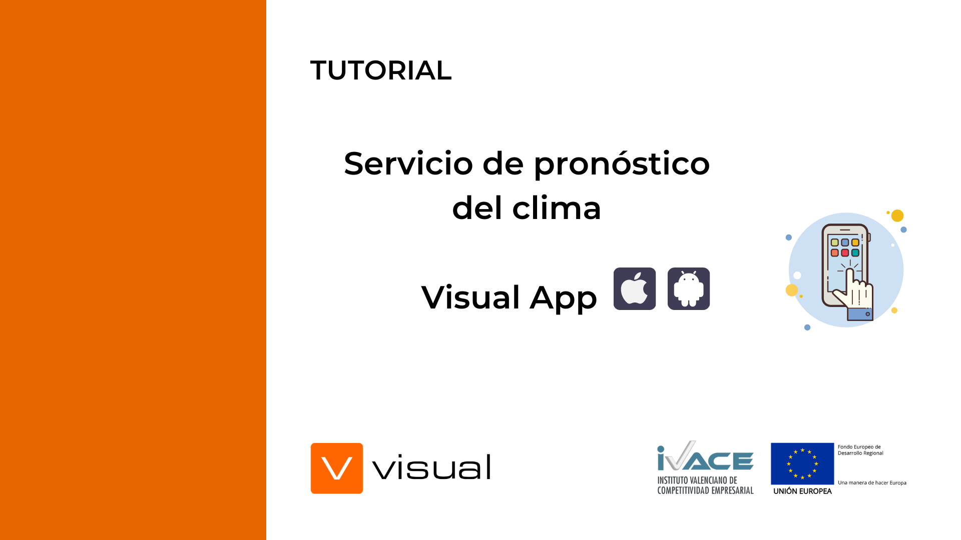 tutorial servicio pronostico clima visual app ivace
