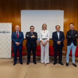 Visualnacert en el evento de la Fundación COnexus hablando sobre agricultura y el papel de la digitilación