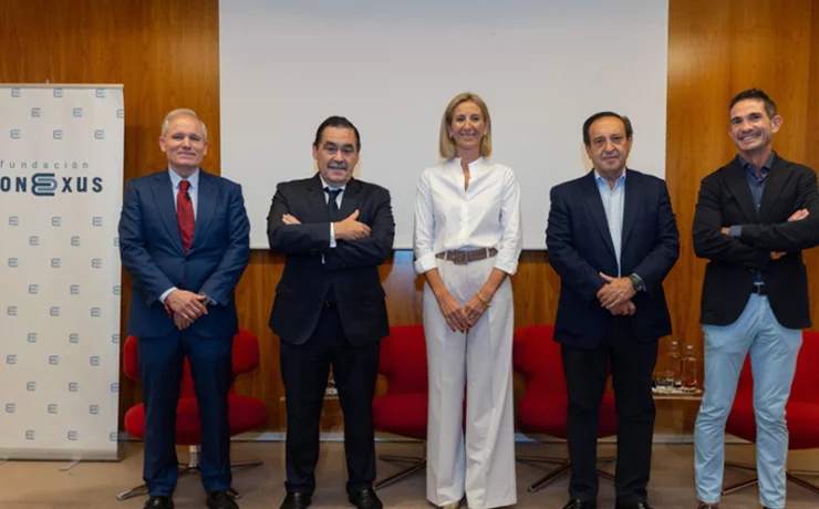 Visualnacert en el evento de la Fundación COnexus hablando sobre agricultura y el papel de la digitilación