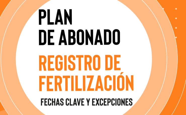 Plan de abonados y registro de fertilzación