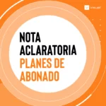 Nota aclaratoria planes de abonado
