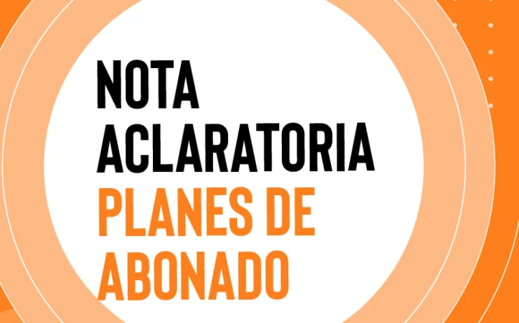 Nota aclaratoria planes de abonado